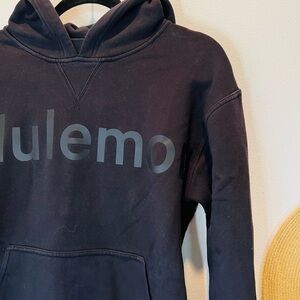 Black Lululemon Logo Hoodie